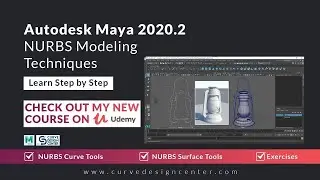 Autodesk Maya 2020.2 NURBS Modelling Techniques