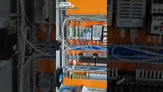 PLC Panel | Wiring in Progress | Subscribe to learn PLC Programming