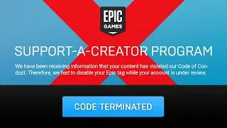 Epic Games BANNED my Creator Code & All My Maps... (Support-A-Creator Banned)