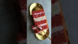 мой Идеальный  Красный бархат♥️рецепт в описании #торт #reels #love #trending #кухня #краснодар #арт
