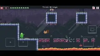 kitty death room puzzle platformer zone 1 - level 15 - walkthough gameplay