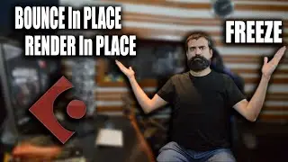 BOUNCE IN PLACE | FREEZE | RENDER IN PLACE | COMO  USAR LAS 3 HERRAMIENTAS PARA CONSOLIDAR EN CUBASE