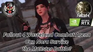 Fallout 4 Wasteland Combat Arena - Can Nora Survive the Monster Battle? #fallout4   #fallout4mods