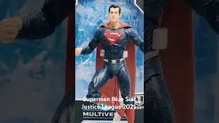 Superman Blue Suit Justice League 2021 DC Multiverse Mcfarlane Toys Q Monitos Review