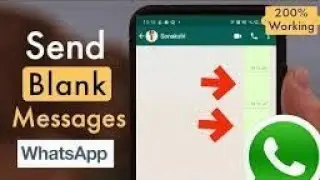 ##send blank message in anyone.
