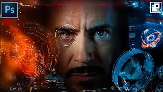 IRON MAN HUD EFFECT in Photoshop (Tutorial)