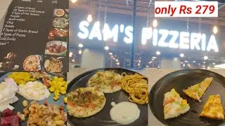 Unlimited food in 45+ items bhuj //unlimited pizza Chinese & Dessert //Sam'S Pizzeria in bhuj kutch