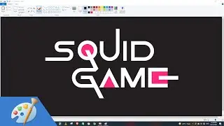 How to draw the SQUID GAME logo using MS Paint