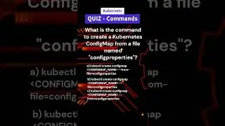 Can You Pass This Kubernetes Configmap Command QUIZ? #kubernetes #study #cka #k8s #command #kubectl