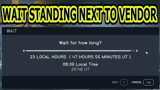 Starfield Vendor Glitch - Starfield Wait Glitch
