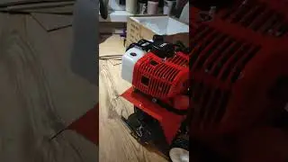 My petrol rotovtor/tiller/cultivator arrived from China,let's see it .it's a red like Ferrari :)