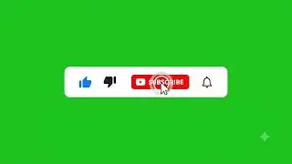 YouTube Like Subscribe Bell Animation | Green Screen | No Copyright | 4K UHD