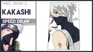 【SPEED DRAW】 KAKASHI (NARUTO SHIPPUDEN) | ROBLOX FREE DRAW 2 W/ MOUSE