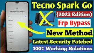 Tecno Spark Go 2023 Edition (BF7) FRP Bypass | New Trick | Android Setup Note Open Apps Note Disable