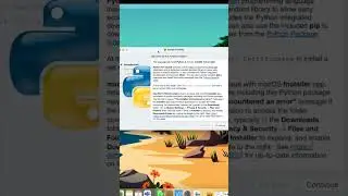 Install python in mac 