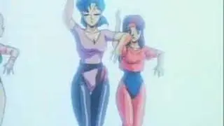 Bubblegum Crisis Aerobics scene