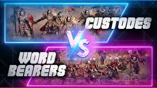 CUSTODES vs WORD BEARERS | Boarding Actions 40k Battle Report