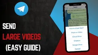 How to Send Large Video on Telegram Full Guide