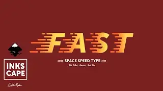 Inkscape Tutorial | Space Speed Type