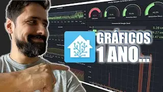 GRÁFICOS em um NOVO NÍVEL com Home Assistant de forma RÁPIDA!! Assistant+InfluxDB+Grafana