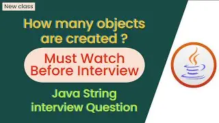 interview question | core java lecture 40 | string class lecture 5