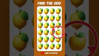 FIND THE ODD ONE OUT 🧐 177 | Fruit Edition🍏 #howgoodareyoureyes #emojichallenge #puzzlegame #quiz