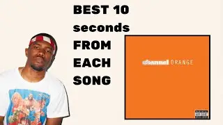 The BEST 10 seconds from EACH song on Channel Orange