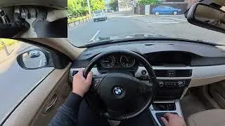 BMW E90 Manual POV Drive | Dual Cam Setup (Forehead + Pedal Cam View)
