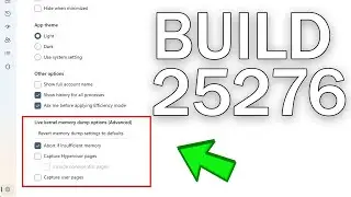 New Windows 11 Build 25276 - Windows Security Updates and Fixes
