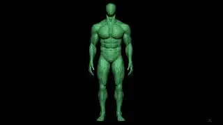Mesomorph Turntable - low poly; Topology.