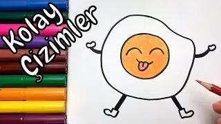 Easy Drawings| How to Draw a Cute Egg | Paint and Draw Step by Step