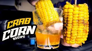 CRAB CORN 🌽 #CORN #CRABCORN #cornrecipe
