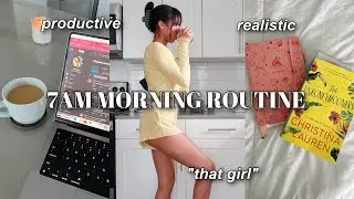 MY 7AM MORNING ROUTINE (productive & healthy habits) ~spring morning routine 2022~