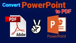 How-To Convert PowerPoint Document into PDF [Easy way] // PDF to PPT