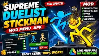 🔥🔥Supreme Duelist Stickman MOOD APK terbaru (2026) NO PASWORD!!! Link Mediafire! Link di deskripsi