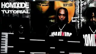 How To Make BRUTAL BEATS For HOMIXIDE GANG (SNOT OR NOT) l Fl Studio Tutorial