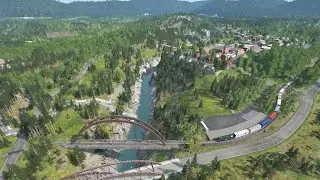 East Coast USA z pociągami (East Coast USA with train) | BeamNG Drive