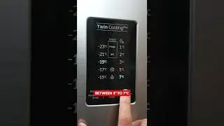 How to Set the Temperature Settings of Samsung 5-in-1 Convertible Refrigerator #refridgerator