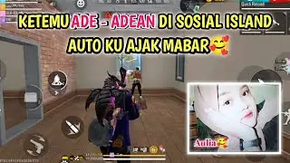 Random main training ketemu Ade - Adean Di Sosial Island Auto Ku ajak Mabar🥰 🔥#freefire #viral