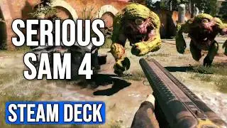 Steam Deck Gameplay & Test - Serious Sam 4