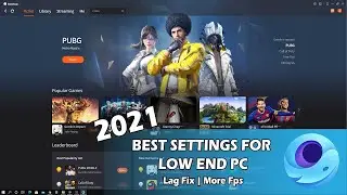 Optimize Emulator Settings for PUBGM , CODM , Freefire | Low End Specs | 2021