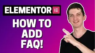How To Add FAQ In Elementor