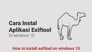 Cara instal exiftool di windows 10 | how to install exiftool on windows 10