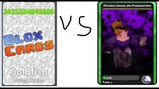 Blox Cards 3435554045600 health Goldfish VS Priestess Zanzel, The Promised One