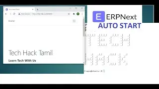 How to Set Auto-start ERPNext in Ubuntu Server || frappe || linux || Auto Start With Script