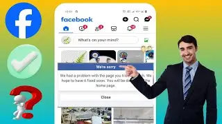 Fix Facebook Lite we're Sorry We had a problem with the page you tried to reach.