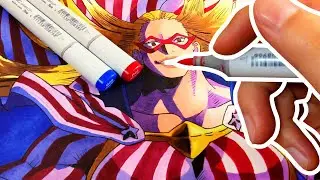 Drawing Star and Stripe | My Hero Academia