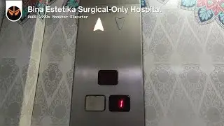 FIRST TO FILM: Jakarta: RARE 1990s Monitor Elevator/Lift - Bina Estetika Surgical-Only Hospital