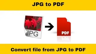 JPG TO PDF file convert | Jpg to pdf | convert file from jpg to pdf | jpg file ko pdf me convert kre