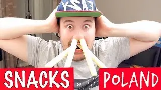 Greek Guy Trying Weird Polish Candy + Snacks!!